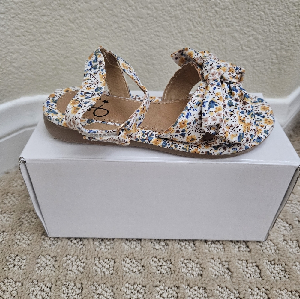 New girl floral sandals